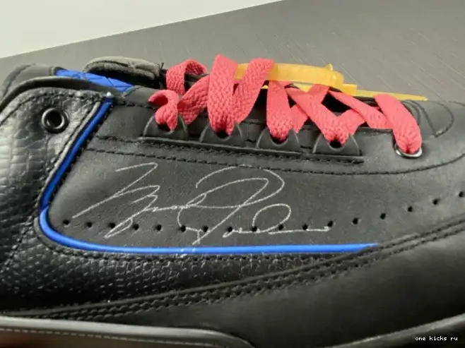 Rep Onekick Black DJ4375-004 Low SP Off-White Retro 2 Jordan Blue 0404